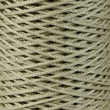 Mia Mote™ ByBag Line Sznurek pleciony poliestrowy okrągły 2mm Champagne złoty