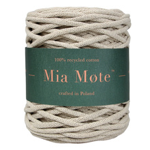 Mia Mote™ Lush Line Sznurek bawełniany 5mm ivory