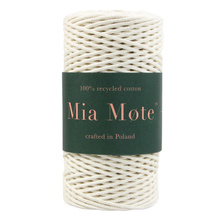 Mia Mote™ Petit Line Sznurek bawełniany 2mm limestone
