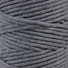 Sznurek bawełniany skręcany do makramy eco Smoky quartz 5mm