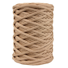 Mia Mote™ ByBag Line Sznurek Poliestrowy płaski bez rdzenia karmelowy 5mm