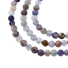 Fluoryt naturalny - kamień klarowności, harmonii i koncentracji - kula fasetowana 3mm