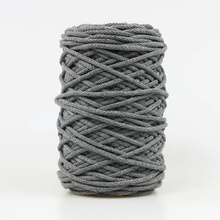 Mia Mote™ Thinny Line sznurek bawełniany 3mm smoky quartz