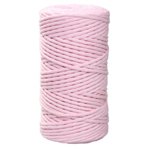 Mia Mote™ Classic Line Sznurek bawełniany skręcany do makramy 3mm morganite