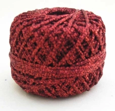 Sznurek Metalizowany dekoracyjny pakowy Stilon czerwony 1.5mm 50m