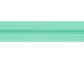 Zamek suwak błyskawiczny spiralny 5 do torebki rozdzielczy auto lock miętowy 30cm