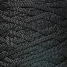 Mia Mote™ ByBag Line Sznurek Poliestrowy płaski bez rdzenia czarny 5mm