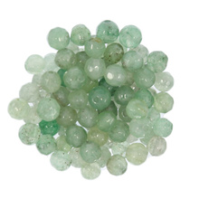 Agat Pale Green Kamień Jubilerski Fasetowany kula 4mm