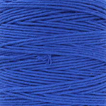 Sznurek bawełniany skręcany do makramy eco szafirowy 3mm
