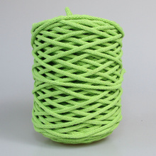 Mia Mote™ Thinny Line Sznurek bawełniany pleciony do makkramy 3mm lime quartz