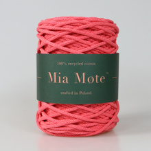 Mia Mote™ Basic Line sznurek bawełniany watermelon crystal 5mm