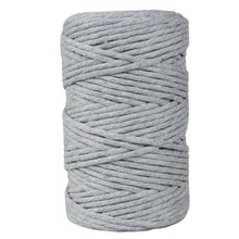 Mia Mote™ Classic Line Sznurek bawełniany skręcany do makramy 5mm basalt grit