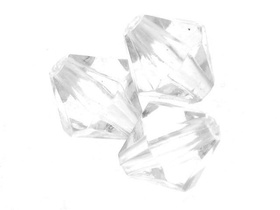 Kryształki Diamentowe Bicone Koraliki transparentny 6mm