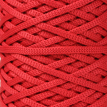 Mia Mote™ ByBag Line Sznurek Poliestrowy płaski bez rdzenia czerwony 5mm