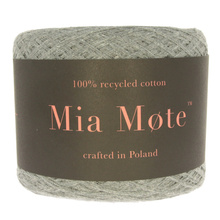 Mia Mote™ Green Cotton MOTE striped flint 3-nitki