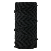 Mia Mote™ Petit Line Sznurek pleciony bawełniany 2mm Shungite