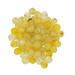 Agat Yellow Kamień Jubilerski Fasetowany kula 4mm