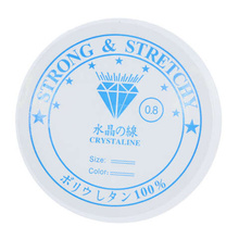 Gumka Żyłka Silikonowa Rozciągliwa Transparentny 0.8mm ~7m Szpula