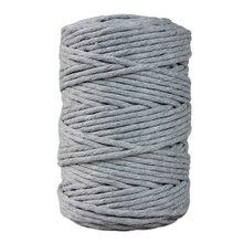 Mia Mote™ Lavish Line Sznurek bawełniany skręcany do makramy basalt grit 5mm