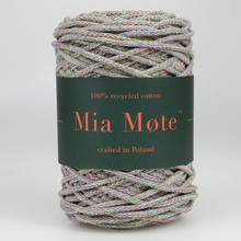 Mia Mote™ Thinny Line sznurek bawełniany 3mm miraże ombre strip