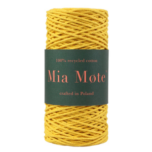 Mia Mote™ Petit Line Sznurek pleciony bawełniany 2mm Orpiment on dolomite