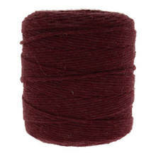 Sznurek bawełniany skręcany do makramy ecconomic bordowy 2mm ~290m