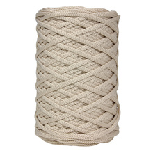 Mia Mote™ ByBag Line Sznurek Poliestrowy płaski bez rdzenia beżowy jasny 3mm