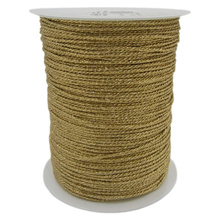Sznurek Nylonowy Metalizowany Złoty 2mm 2PLY 250m
