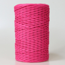 Mia Mote™ Classic Line Sznurek bawełniany skręcany do makramy 3mm radiant orchid
