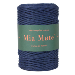 Mia Mote™ Classic Line Sznurek bawełniany skręcany do makramy Star Sapphire 2mm