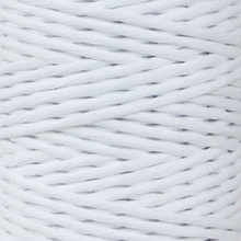 Mia Mote™ Classic Line Sznurek bawełniany skręcany do makramy 3mm chalk