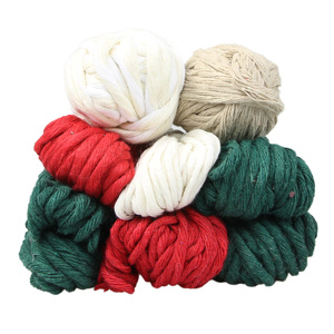 Outlet / Sznurek Bawełniany Skręcany / do Makramy / Classic Eco Line / mix / 2/3/5 mm / 200g