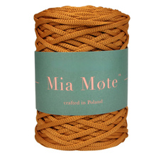 Mia Mote™ ByBag Line Sznurek Poliestrowy płaski bez rdzenia miodowy ciemny 5mm