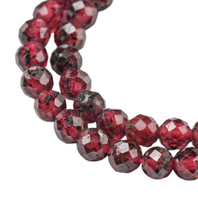 Granat Bordowy - kamień pasji, siły i witalności - Kula Fasetowany 2mm