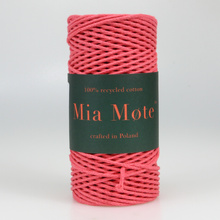 Mia Mote™ Petit Line Sznurek pleciony bawełniany 2mm Watermelon Crystal