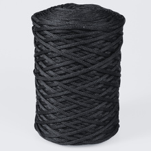 Mia Mote™ ByBag Line Outlet CUT Sznurek Poliestrowy płaski bez rdzenia czarny 3mm