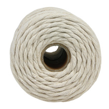 Sznurek bawełniany skręcany do makramy eco moonstone 5mm