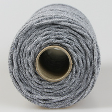 Mia Mote™ Petit Line Sznurek pleciony bawełniany 2mm Striped Flint