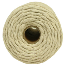 Sznurek bawełniany skręcany do makramy eco moonstone 5mm