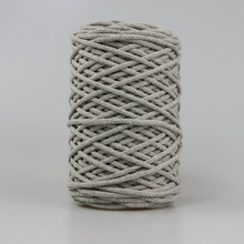 Mia Mote™ Thinny Line sznurek bawełniany 3mm flaxy river stone
