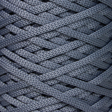 Mia Mote™ ByBag Line Sznurek Poliestrowy płaski bez rdzenia stalowy srebrny 5mm