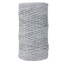 Sznurek bawełniany skręcany do makramy Lavish Basalt grit 3mm