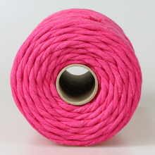 Mia Mote™ Classic Line Sznurek bawełniany skręcany do makramy 5mm radiant orchid