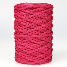 Mia Mote™ ByBag Line Sznurek Poliestrowy płaski bez rdzenia malinowy 5mm