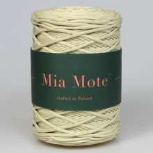 Mia Mote™ ByBag Line Sznurek Poliestrowy płaski bez rdzenia Champagne złoty 3mm