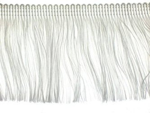 Frędzle cięte Taśma dekoracyjna z frędzlami biały 60mm