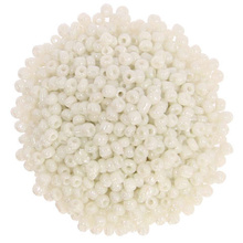 Koraliki paciorki szklane drobne seed beads do beadingu sutaszu 2mm perłowy