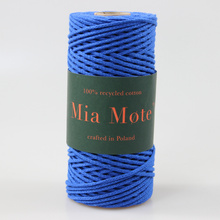 Mia Mote™ Petit Line Sznurek pleciony bawełniany 2mm Chalkantyt