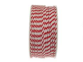 Sznurek Skręcany Biało-Czerwony 2.2mm Szpulka 25m
