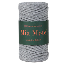 Sznurek bawełniany skręcany do makramy Lavish Striped Flint 3mm